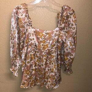 COPY - NEW Boho Shirt, Size-M, Dry Clean or Hand Wash Cold, 100% Polyester Lini…